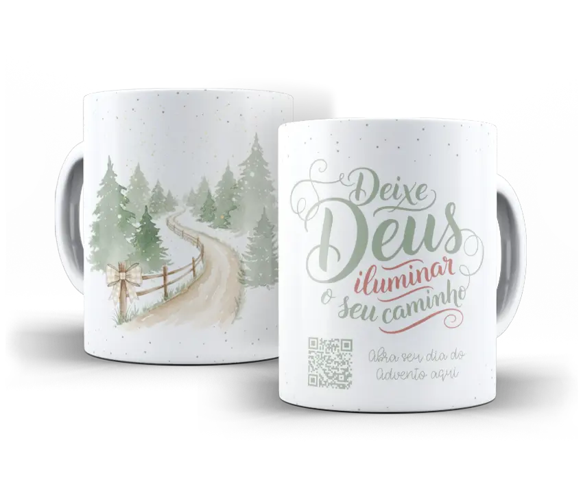 Caneca Deixe Deus iluminar o seu caminho