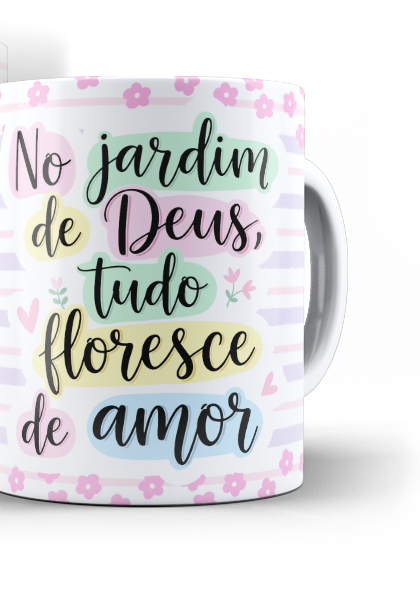 Caneca infantil Jardim da Paz