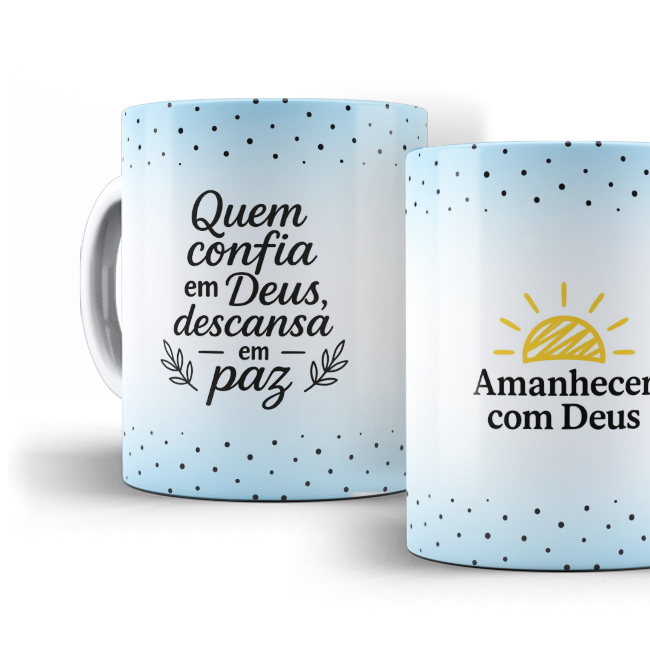 Caneca do tema Paz
