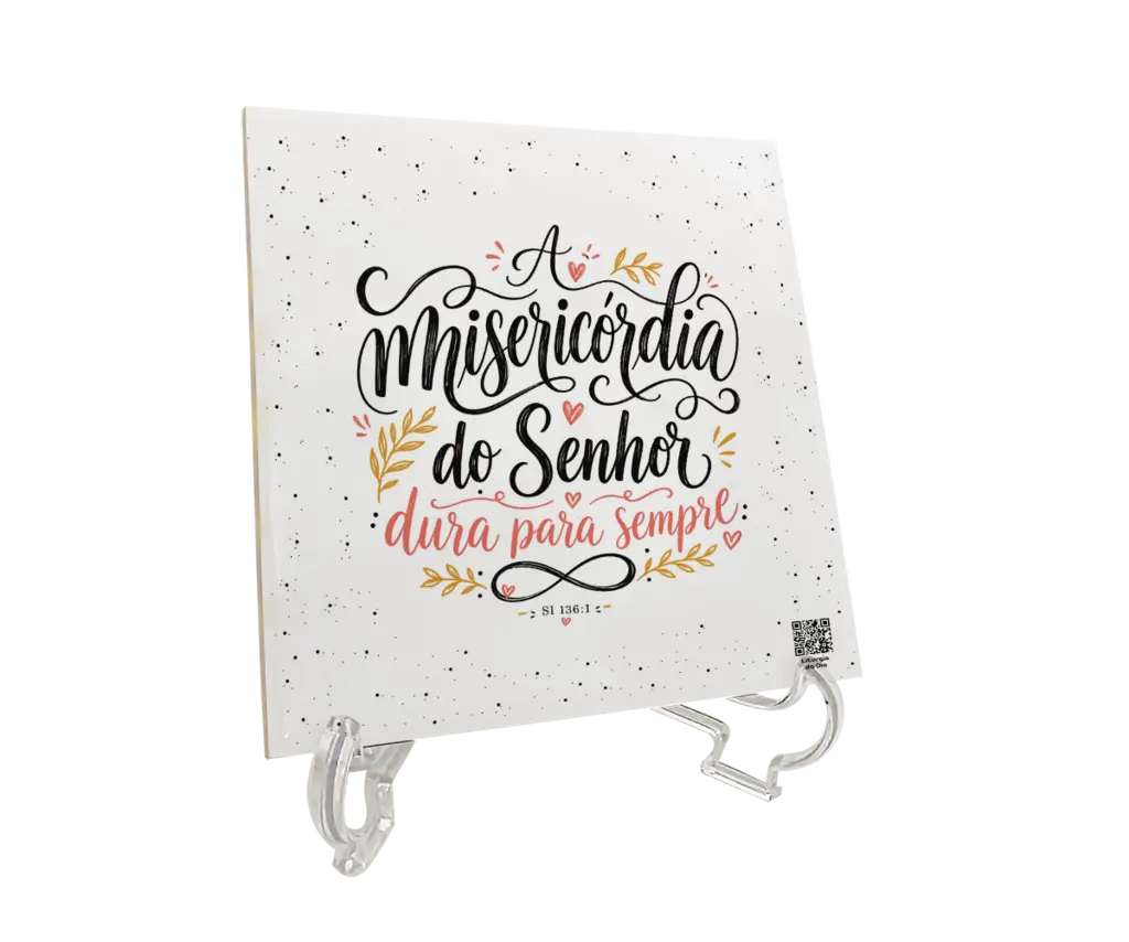Azulejo A misericórdia do Senhor dura para sempre
