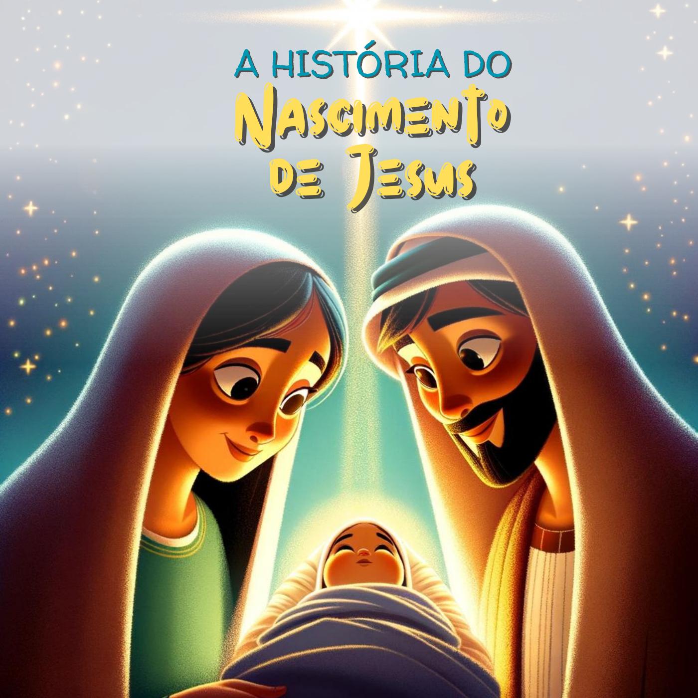 Capa do livro A História do Nascimento de Jesus